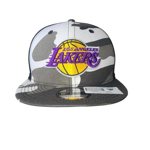 New Era Other - Los Angeles Lakers Camo Snapback Hat - Stylish & Comfortable